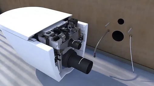 Умный унитаз-биде подвесной безободковый Villeroy&amp;Boch Viclean CeramicPlus белый V0E100R1