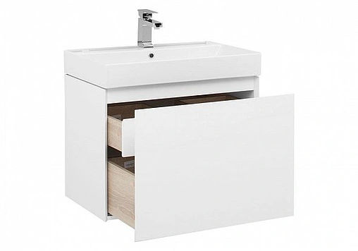 Тумба под умывальник подвесная Aquanet Йорк 70 белый 00202093
