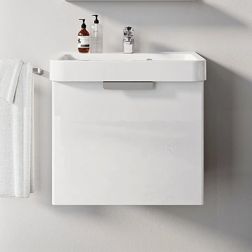 Тумба под умывальник подвесная Ravak BeHappy 53 белый X000001097