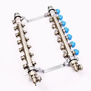 Группа коллекторная без расходомеров 7 отводов 1"н/н x ¾"ек Uni-fitt 456W4307 Группа коллекторная без расходомеров 7 отводов 1"н/н x ¾"ек Uni-fitt 456W4307, 2