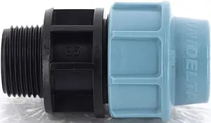 Муфта компрессионная переходная 25мм x 1"н Unidelta 1003025004 Муфта компрессионная переходная 25мм x 1"н Unidelta 1003025004, 3