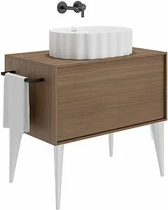 Тумба-умывальник Kerama Marazzi Atollo 80 древесный Wood AT.80\WD+, 5