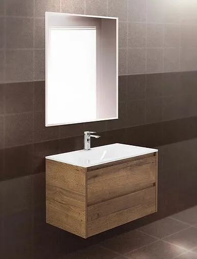 Зеркало BelBagno 80x90 сатин SPC-AL-800-900