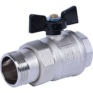 Кран шаровый с американкой 1¼"в x 1¼"н Bugatti New Jersey 09220007 Кран шаровый с американкой 1¼"в x 1¼"н Bugatti New Jersey 09220007, 1