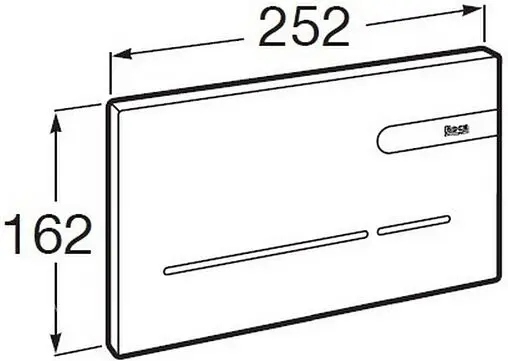 Клавиша смыва для унитаза сенсорная Roca EP-2 (компактная версия) 890103009 стекло/белый