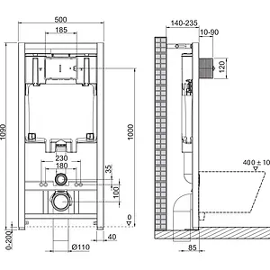 Комплект 5 в 1 BelBagno Tre BB8001CHR/SC/BB002-80/BB005-PR-CHROME с кнопкой хром глянцевый Комплект 5 в 1 BelBagno Tre BB8001CHR/SC/BB002-80/BB005-PR-CHROME с кнопкой хром глянцевый, 2