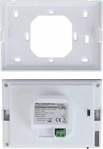 Беспроводной комнатный регулятор котла с коммуникацией RS TECH ST-281 C белый WG.11.0364