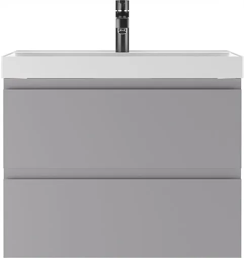 Тумба-умывальник подвесной Домино Graffo 70 светло-серый DGr2420T+4627173210171