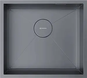 Мойка кухонная Omoikiri Kasen 49-16 INT GM вороненая сталь 4997055 Мойка кухонная Omoikiri Kasen 49-16 INT GM вороненая сталь 4997055, 1