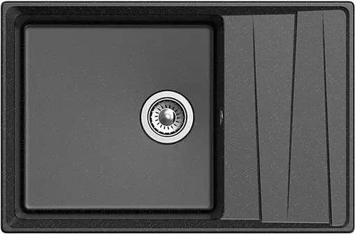 Мойка кухонная GranFest Level LV-760L черный