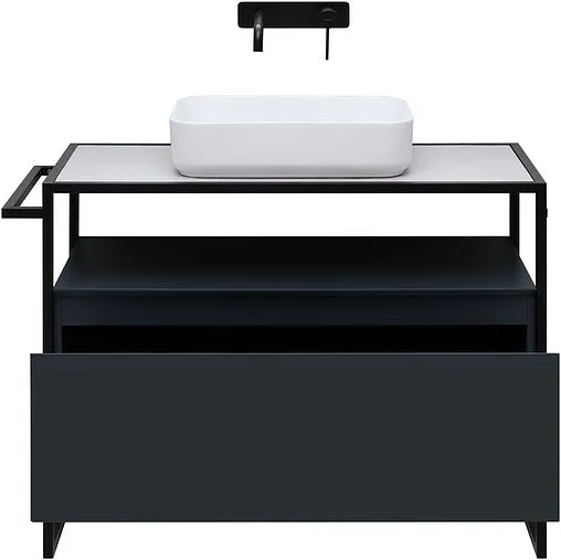 Тумба под умывальник напольная Allen Brau Priority 100 антрацит 1.31003.AM