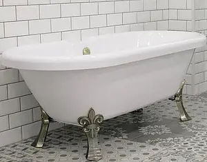 Ванна акриловая отдельностоящая Radomir Леонесса 175х80 на ножках "лилия" бронза/перламутр 1-01-4-0-9-138П Ванна акриловая отдельностоящая Radomir Леонесса 175х80 на ножках "лилия" бронза/перламутр 1-01-4-0-9-138П, 1