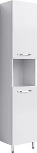 Шкаф-пенал с бельевой корзиной Aqwella Allegro 40 белый Agr.05.04 Шкаф-пенал с бельевой корзиной Aqwella Allegro 40 белый Agr.05.04, 1