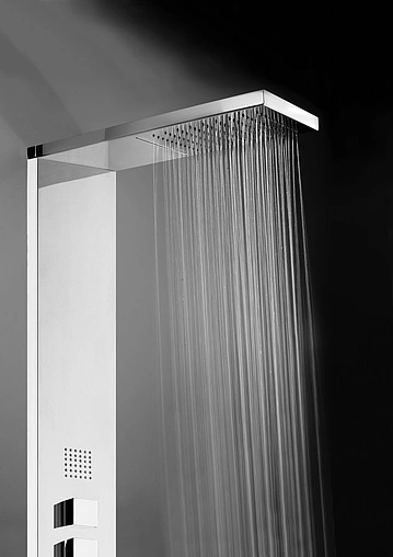 Душевая панель со смесителем для душа Bossini Manhattan Panel 4 Monocomando хром L00891.030 Душевая панель со смесителем для душа Bossini Manhattan Panel 4 Monocomando хром L00891.030