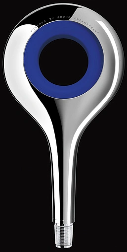 Лейка ручного душа Grohe Rainshower Icon хром/синий 27449000 Лейка ручного душа Grohe Rainshower Icon хром/синий 27449000