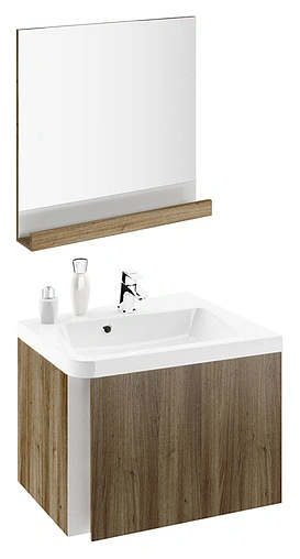 Зеркало Ravak 10° 65 тёмный орех X000000853