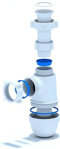 Сифон бутылочный для мойки Ани Пласт C0120 Сифон бутылочный для мойки Ани Пласт C0120