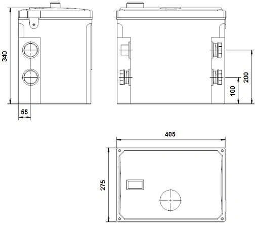 Накопительная емкость Grundfos LIFTAWAY C 40-1 96003985