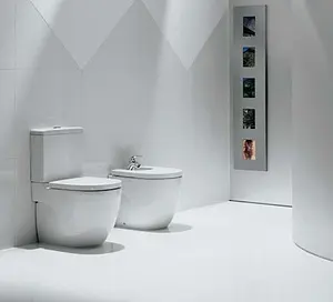 Крышка-сиденье для унитаза с микролифтом Roca Meridian белый 8012AC004 Крышка-сиденье для унитаза с микролифтом Roca Meridian белый 8012AC004, 3