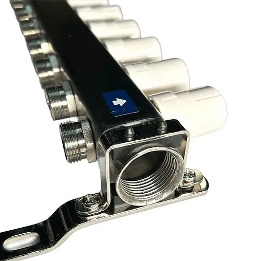 Группа коллекторная без расходомеров 10 отводов 1&quot;в/в x ¾&quot;ек Uni-fitt OPTIMAL 451B4310.RU