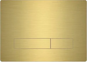 Клавиша смыва для унитаза KK-POL VITRUM METAL SLIM 350/PSM/008-00-00 шампань, 1