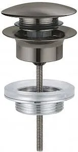 Выпуск автоматический для раковины Grohe Veris тёмный графит матовый 65807AL0 Выпуск автоматический для раковины Grohe Veris тёмный графит матовый 65807AL0, 1