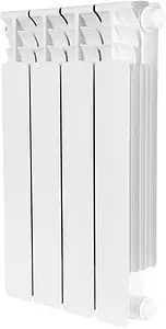 Радиатор биметаллический 4 секции нижнее правое подключение Stout Space 500 SRB-0320-050004, 1