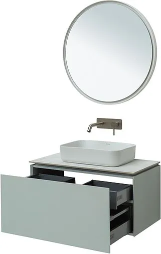 Тумба-умывальник подвесная Allen Brau Infinity 85 папирус 1.21002.PWM+