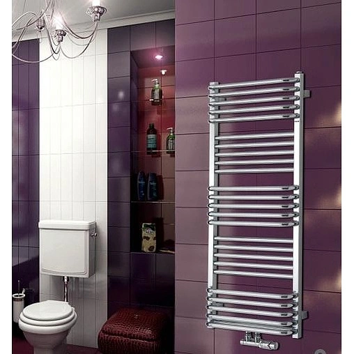 Полотенцесушитель электрический лесенка Terma Pola 1180x500 хром WLPAL118050 KCROE1Е8