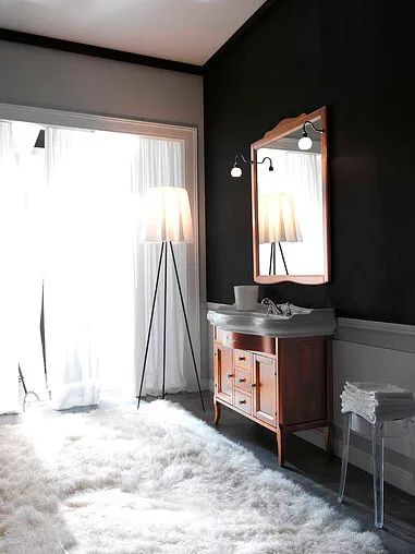 Зеркало Kerasan Retro 92 орех 734540 Зеркало Kerasan Retro 92 орех 734540