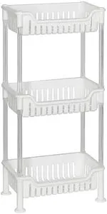 Этажерка трёхъярусная Grampus белый GR-7294, 1