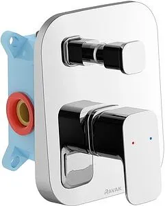 Смеситель для ванны скрытого монтажа Ravak 10° Free хром X070136, 4