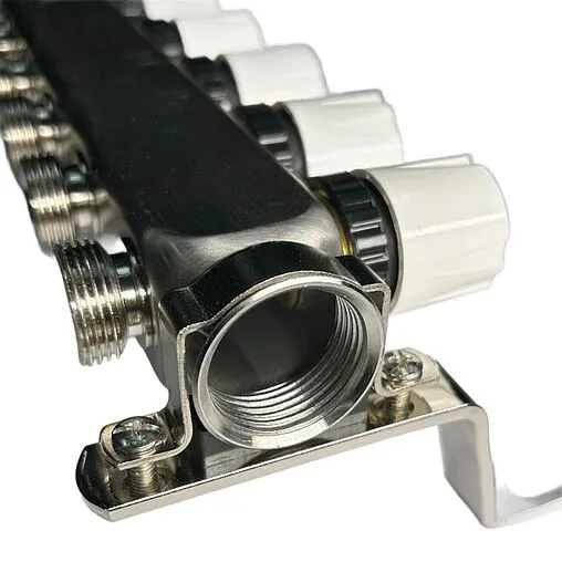 Группа коллекторная с расходомерами 5 отводов 1&quot;в/в x ¾&quot;ек Uni-fitt TECHNO 450W4305