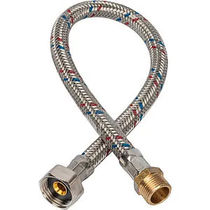 Гибкая подводка Stout 0.4м x ½"в x ⅜"н SHF-0065-081015 Гибкая подводка Stout 0.4м x ½"в x ⅜"н SHF-0065-081015, 1