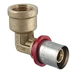 Уголок пресс переходной 20мм x ½"в Tdm Brass 16701220 Уголок пресс переходной 20мм x ½"в Tdm Brass 16701220