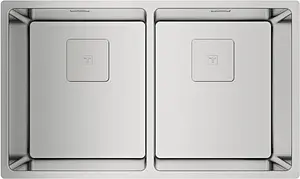 Мойка кухонная Teka Flexlinea RS15 2B 740 нержавеющая сталь полированная 115030009, 1