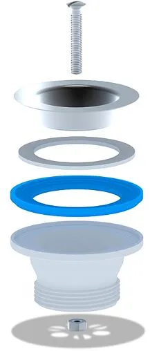 Выпуск для мойки Ани Пласт хром M100 Выпуск для мойки Ани Пласт хром M100