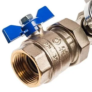 Группа коллекторная с расходомерами 9 отводов 1&quot;в/в x ¾&quot;ек Stout SMB 0473 000009, 5