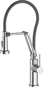 Смеситель для кухни с гибким изливом Aquatek Европа хром AQ1388CR, 1