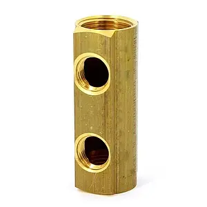 Коллектор распределительный проходной 2 отвода 1&quot;в/в x ½&quot;в Tiemme 1970011, 5