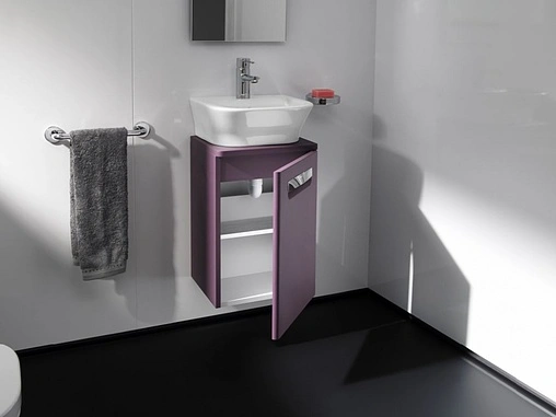 Тумба под умывальник подвесная Roca Gap 45 фиолетовый ZRU9302743 Тумба под умывальник подвесная Roca Gap 45 фиолетовый ZRU9302743