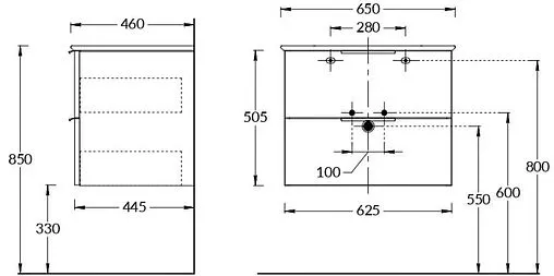 Тумба-умывальник подвесная Kerama Marazzi Piano Forte 65 дымчатый вяз PI.F.65\OLM+PI.wb.65 Тумба-умывальник подвесная Kerama Marazzi Piano Forte 65 дымчатый вяз PI.F.65\OLM+PI.wb.65