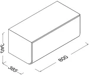 Комод ISVEA Marino 80 тик 23SQ1003080I Комод ISVEA Marino 80 тик 23SQ1003080I, 2