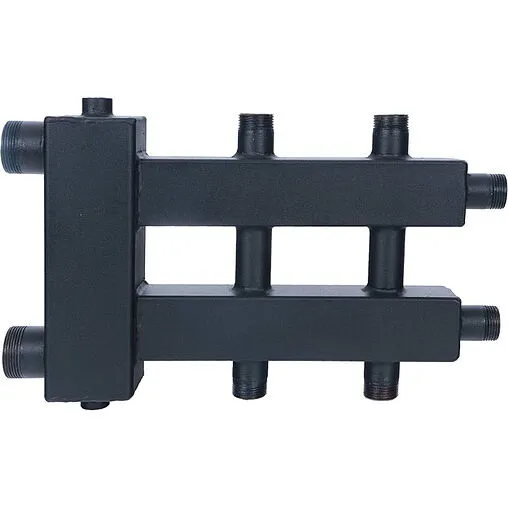 Распределительный коллектор 3 контура с гидрострелкой 1½&quot;н x 1&quot;н Rommer RDG-0018-024013