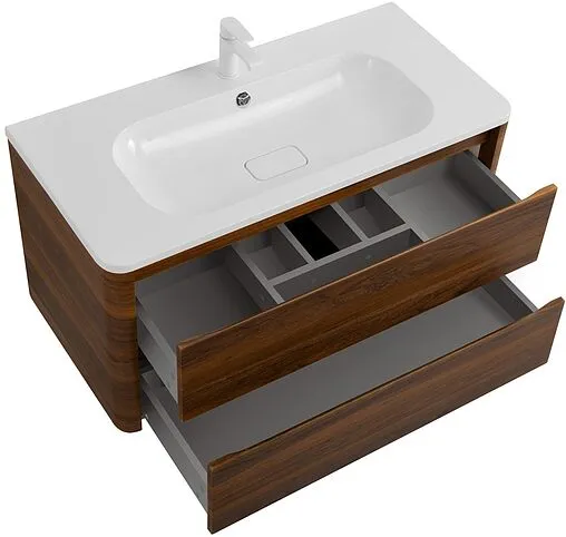 Тумба под умывальник подвесная Cezares Relax 100 дуб карамельный RELAX-1000-2C-SO-RC-P