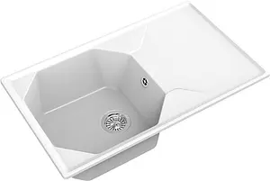 Мойка кухонная GranFest Unique U-840L иней Мойка кухонная GranFest Unique U-840L иней, 1