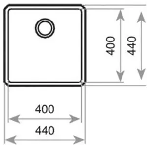 Мойка кухонная Teka BE Linea RS15 40.40 нержавеющая сталь полированная 115000007 Мойка кухонная Teka BE Linea RS15 40.40 нержавеющая сталь полированная 115000007, 2