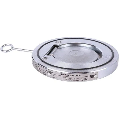 Клапан обратный поворотный одностворчатый межфланцевый Ду80 Ру16 Tecofi CB5440-0080