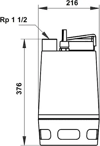 Насос дренажный Q=15м³/ч H=10м Grundfos UNILIFT AP35.406.3V 96000169 Насос дренажный Q=15м³/ч H=10м Grundfos UNILIFT AP35.406.3V 96000169