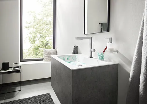 Смеситель для раковины с вытяжным изливом Hansgrohe Finoris 230 хром 76063000